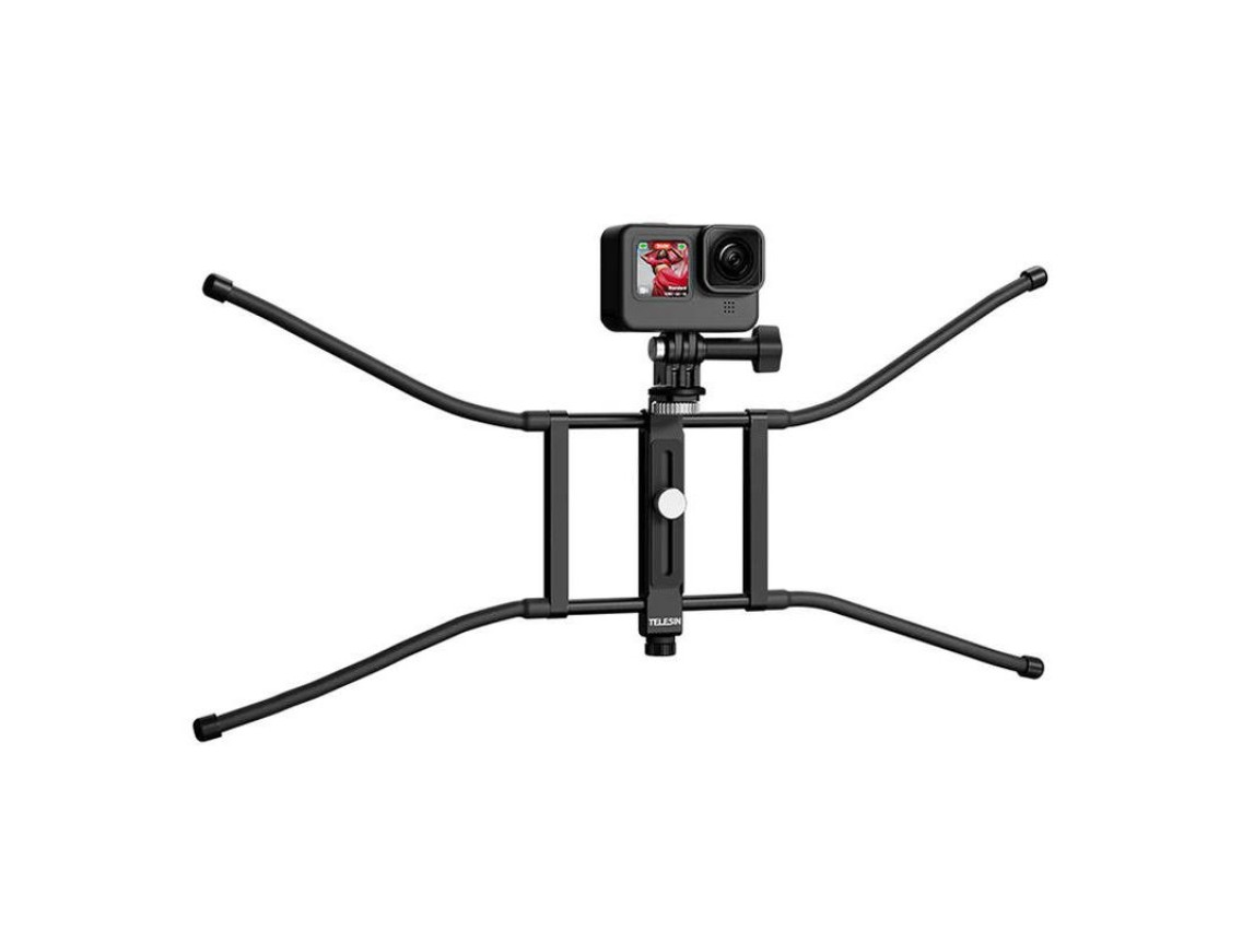 Soporte de valla universal TELESIN TE-FM-001 para cámaras deportivas y teléfonos