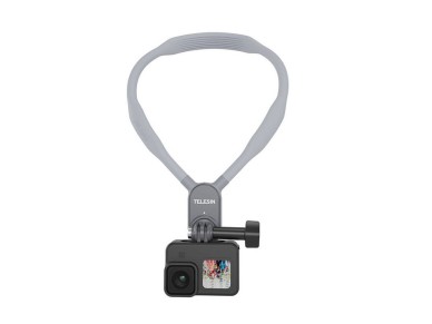 Banda para el cuello Telesin con soporte para c�maras y tel�fonos deportivos (TE-HNB-001)