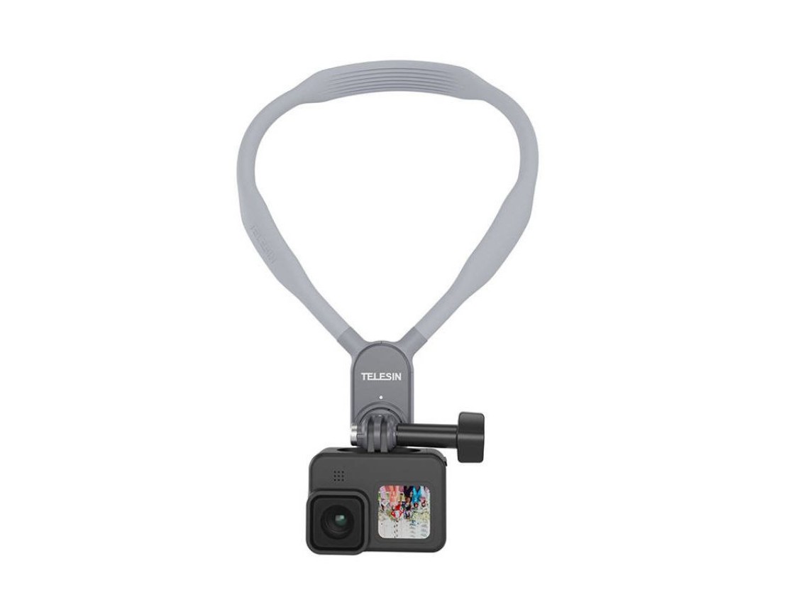 Banda para el cuello Telesin con soporte para cámaras y teléfonos deportivos (TE-HNB-001)
