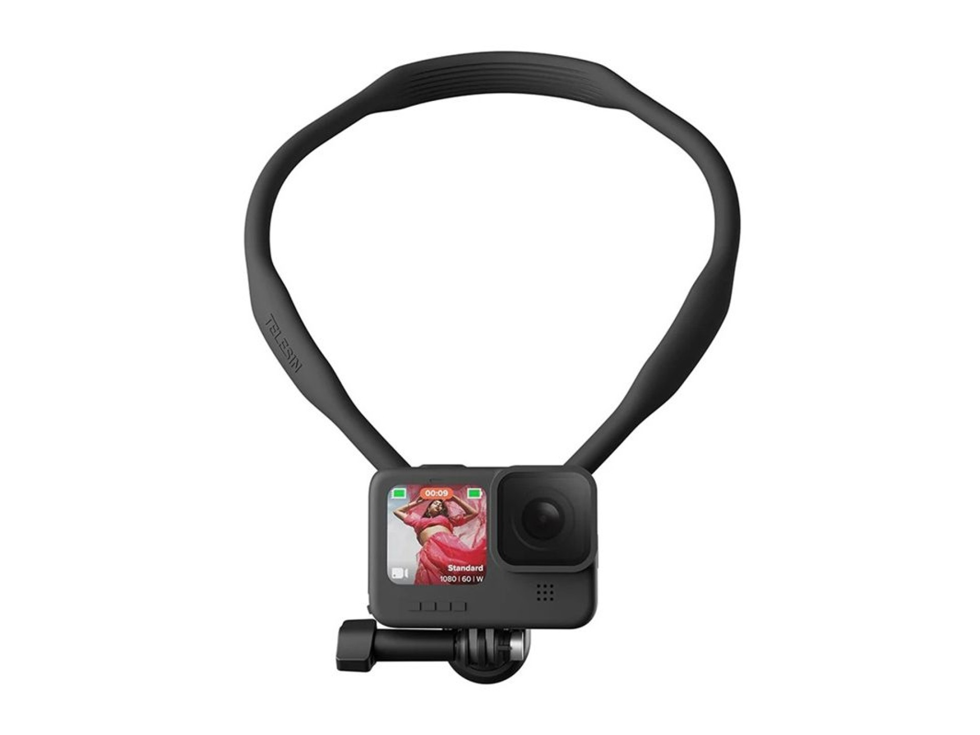 Telesin neck mount with attachment for sports cameras / phones