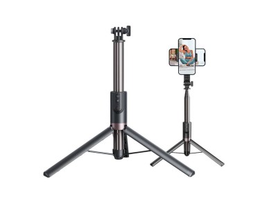 Selfie-stick TELESIN with tripod and remote control for GoPro / phones (130 cm) Selfie-stick TELESIN with tripod and remote control for GoPro / phones (130 cm)