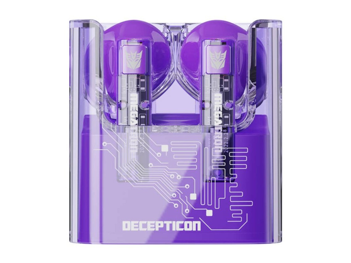 Auriculares TWS Transformers TF-T08 (morados)