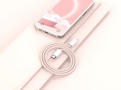 Techancy PD-iPXS/11-14 25W Data Cable, TB1764, 1m, Pink