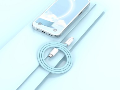 Techancy PD-iPXS/11-14 25W Data Cable, TB1764, 1m, Blue