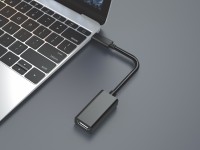 Adaptador Techancy USB-C para HDTV 4K*2K, TL7270, Preto