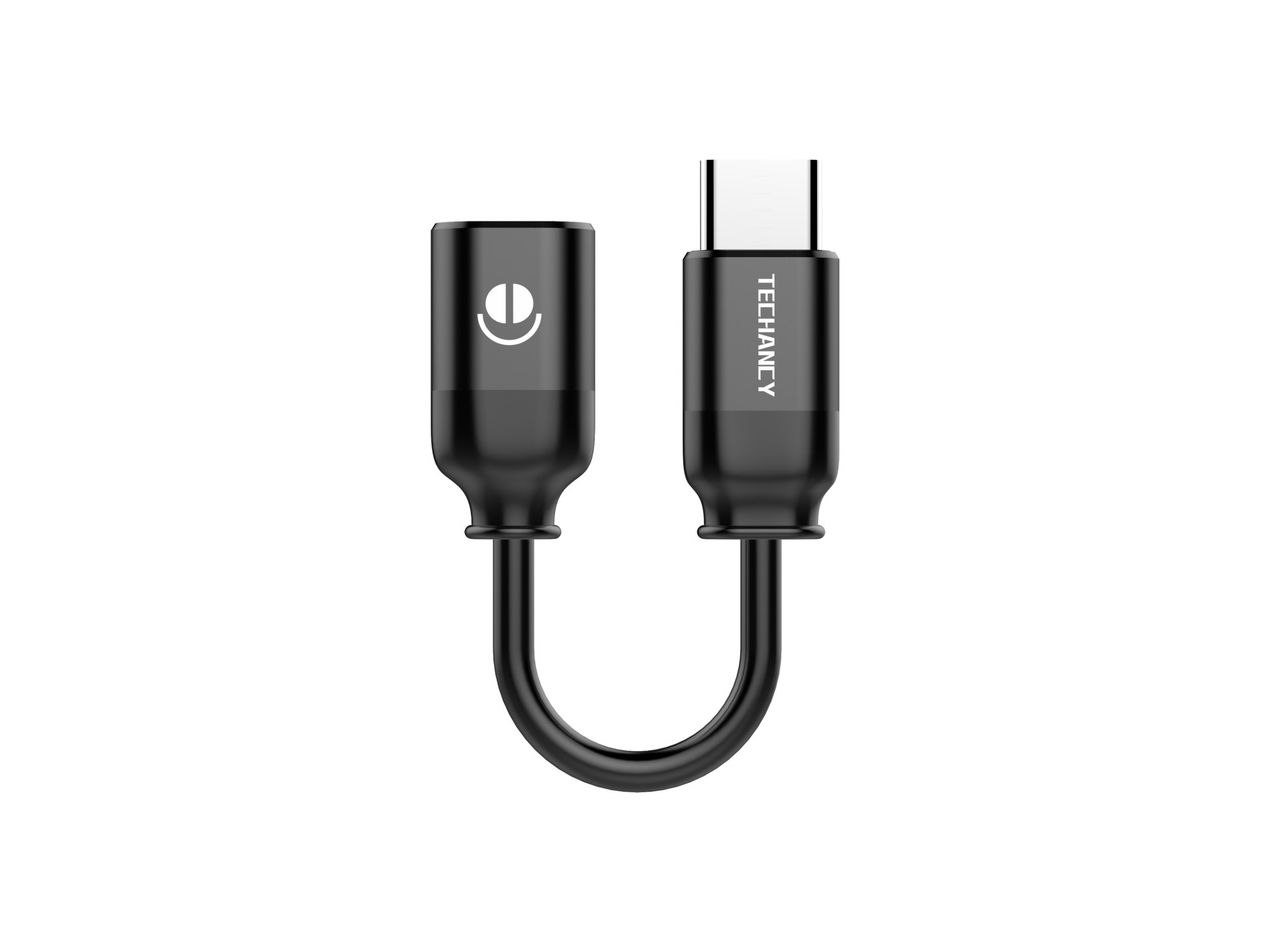 Cable de audio digital Techancy Tipo-C a 3,5 mm, TL7330, negro