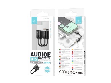 Cabo de �udio Techancy iPX/11-14 para 3,5 mm, TL7331, preto
