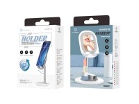 Suporte para telemóvel Techancy com espelho, TI2220, branco Suporte para telemóvel Techancy com espelho, TI2220, branco