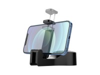 Suporte para telemóvel com gancho para banco traseiro do carro Techancy, TI2243, preto Suporte para telemóvel com gancho para banco traseiro do carro Techancy, TI2243, preto