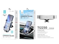 Suporte universal para telemóvel Techancy, bloqueio por gravidade, TI2250, prateado Suporte universal para telemóvel Techancy, bloqueio por gravidade, TI2250, prateado