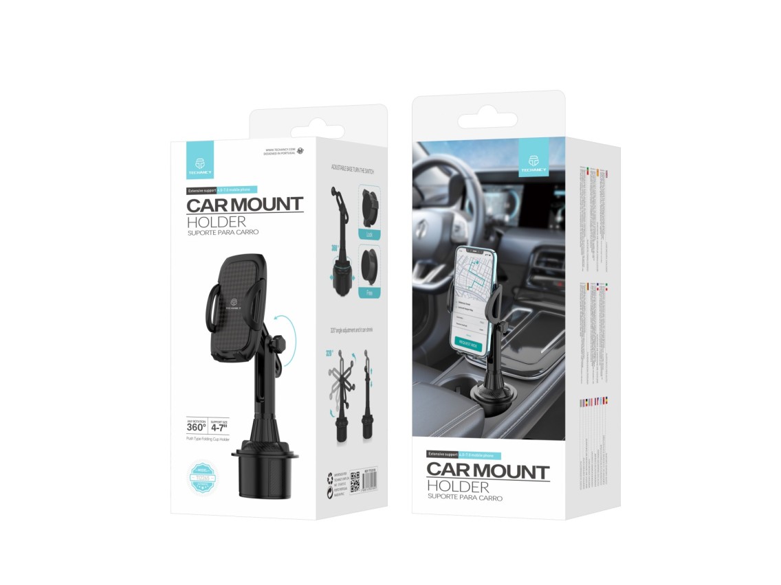 Techancy TI2265 Car Cup Holder Mount Black
