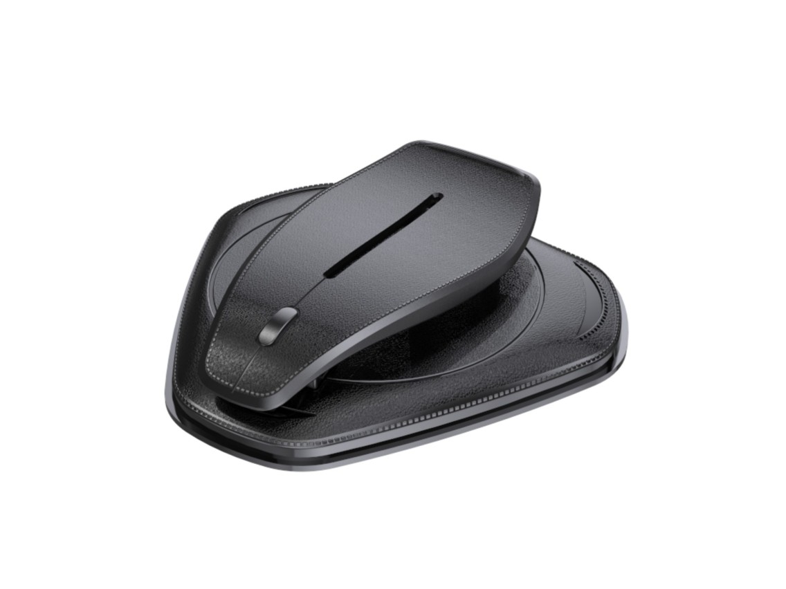 Soporte universal para teléfono móvil Techancy, montaje en consola central, TI2273, negro