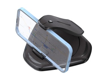 Soporte universal para teléfono móvil Techancy, montaje en consola central, TI2273, negro Soporte universal para teléfono móvil Techancy, montaje en consola central, TI2273, negro