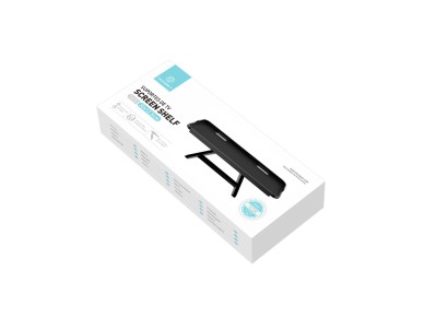 Techancy Monitor Stand, PC and TV Mounting Tray, TI2288, Black