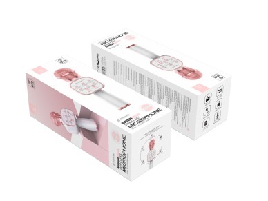 Micrófono inalámbrico Bluetooth Techancy DSS KZ1560, altavoz portátil para cantar, color oro rosa Micrófono inalámbrico Bluetooth Techancy DSS KZ1560, altavoz portátil para cantar, color oro rosa