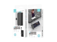 Cargador portátil Techancy de 5000 mAh, TF2778, cable de carga 2 en 1 iP+Tipo C con soporte para tel Cargador portátil Techancy de 5000 mAh, TF2778, cable de carga 2 en 1 iP+Tipo C con soporte para tel