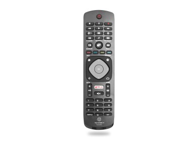 Techancy TV Remote Control, TU2404, No Setup Required, Remote Control for Philips TVs, Black