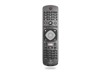 Techancy TV Remote Control, TU2404, No Setup Required, Remote Control for Philips TVs, Black