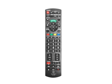 Techancy TV Wireless Remote Control, TU2409, No Setup Required Remote Control for Panasonic TVs, Bla