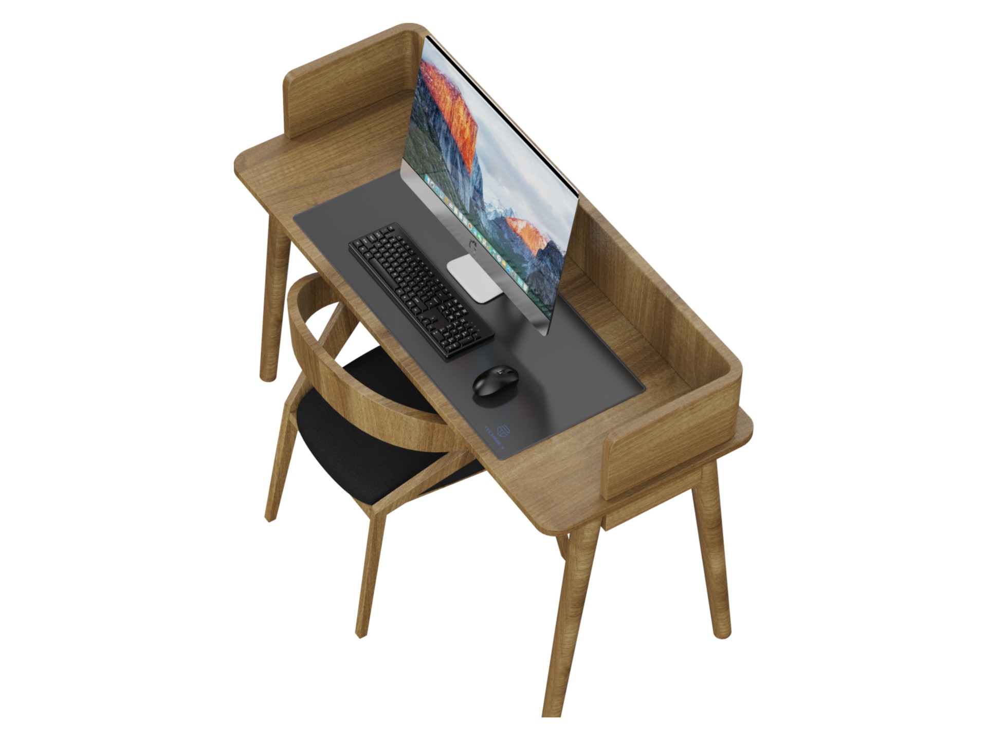 Tapete para rato Techancy 30 x 70 cm, TW2771, borracha antiderrapante, adequado para jogos de PC, pr