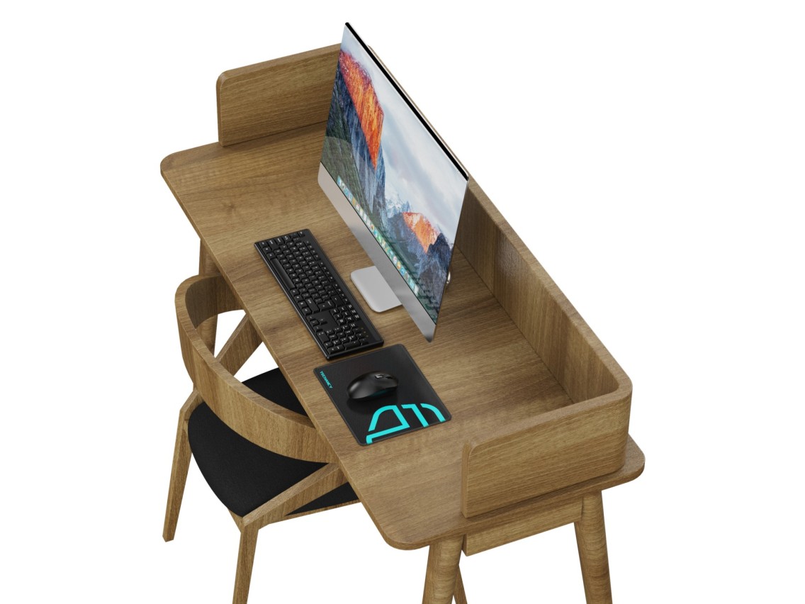 Tapete para rato Techancy 21*26 cm, TW2774, borracha antiderrapante, adequado para jogos de PC, pret