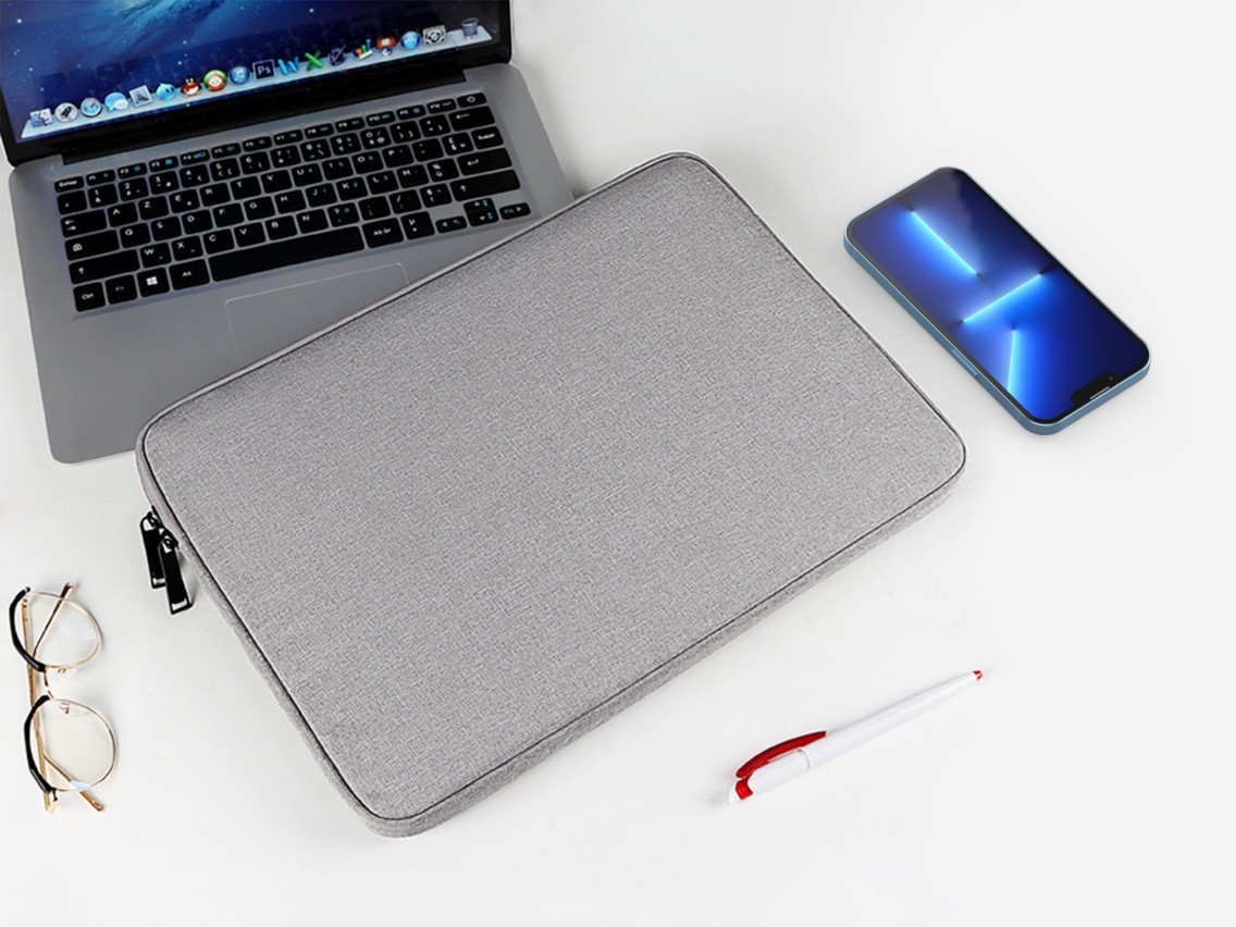 Mala para computador portátil Techancy TW2777, cinzenta, 11,6/12,5 polegadas, mala para tablet