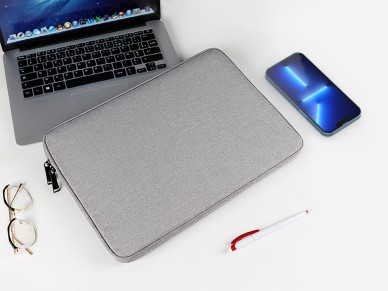 Mala para computador port�til Techancy TW2777, cinzenta, 13,3 polegadas, mala para tablet