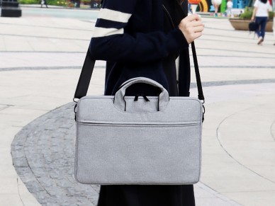 Techancy TW2778 Laptop Bag, Gray, 13.3-Inch, Adjustable Strap Techancy TW2778 Laptop Bag, Gray, 13.3-Inch, Adjustable Strap