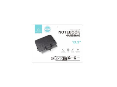 Mala para computador port�til Techancy TW2778, Preto, 13,3 polegadas, al�a ajust�vel