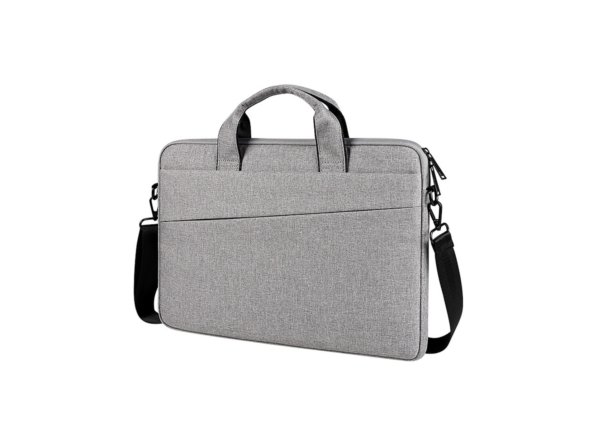 Techancy TW2779 Laptop Bag, Gray, 14.1/15.4 inch, Adjustable Strap