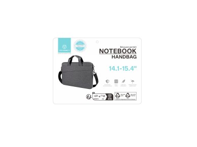 Mala de transporte para computador port�til Techancy TW2779, Preto, 14,1/15,4 polegadas, al�a ajust�