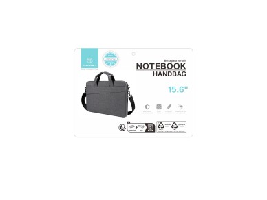 Mala para computador port�til Techancy TW2779, Preto, 15,6 polegadas, al�a ajust�vel