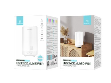 Techancy Aromatherapy Diffuser, LD3912, with Humidifier Function, White
