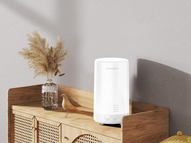 Techancy Aromatherapy Diffuser, LD3912, with Humidifier Function, White