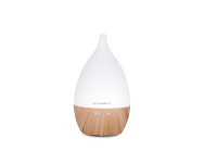 Difusor de aromaterapia Techancy, LD3913, con funci�n de humidificaci�n, blanco con veta de madera