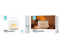 Difusor de aromaterapia LED Techancy Flame, LD3915, com fun��o de acelera��o, branco