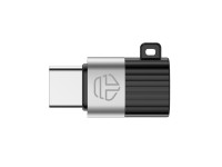 Techancy KK2104 OTG Adapter, Type C to Micro, supports charging and data transfer, compact and porta