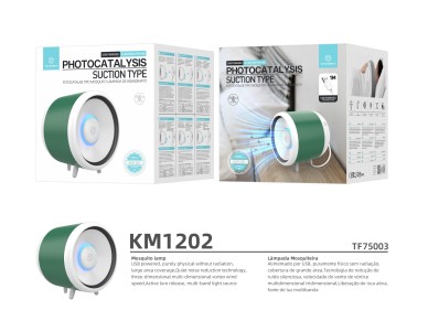Repelente de mosquitos fotocatal�tico Techancy con alimentaci�n por USB, KM1202, fotocatal�tico, cap