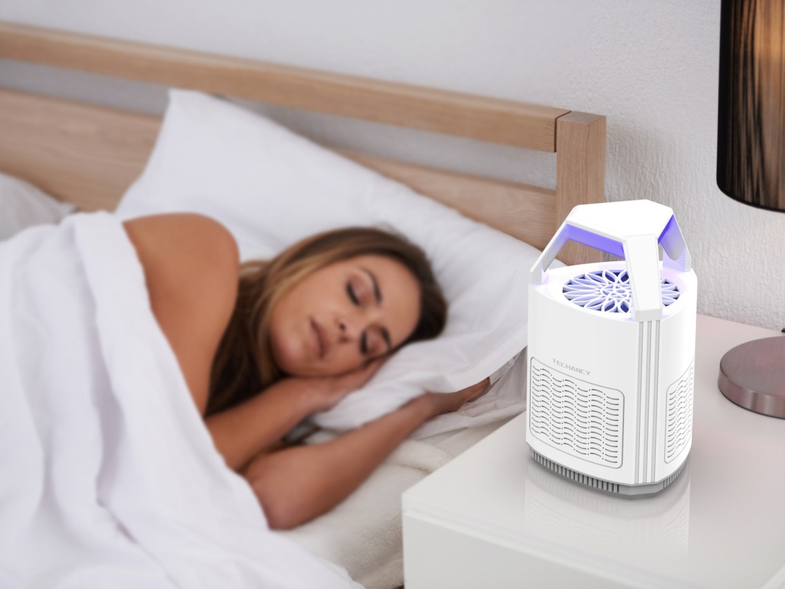 Repelente fotocatal�tico de mosquitos alimentado por USB Techancy, KM1203, fotocatal�tico, captura f