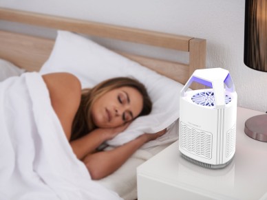 Repelente de mosquitos fotocatal�tico Techancy con alimentaci�n por USB, KM1203, fotocatal�tico, cap