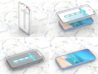 Protector de pantalla de vidrio templado Techancy, funda antipolvo de instalación rápida, sin burbuj Protector de pantalla de vidrio templado Techancy, funda antipolvo de instalación rápida, sin burbuj