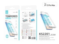 Techancy Tempered Glass Screen Protector with Dustproof Case for Quick Installation, Bubble-Free, KS Techancy Tempered Glass Screen Protector with Dustproof Case for Quick Installation, Bubble-Free, KS