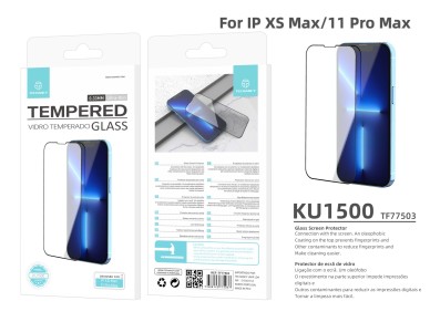 Protetor de ecrã premium para smartphone Techancy, KU1500, vidro temperado de 0,33, compatível com i Protetor de ecrã premium para smartphone Techancy, KU1500, vidro temperado de 0,33, compatível com i