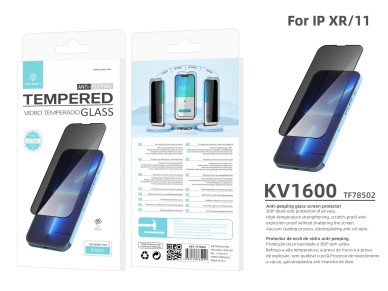 Techancy Premium Smartphone Screen Protector, Privacy Guard, KV1600, Compatible with iPhone Xr/11 Techancy Premium Smartphone Screen Protector, Privacy Guard, KV1600, Compatible with iPhone Xr/11