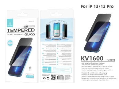 Protector de pantalla premium Techancy para smartphone, Privacy Guard, KV1600, compatible con iPhone