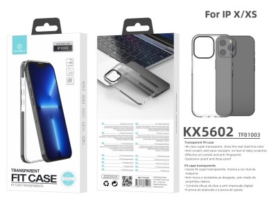 Techancy New Acrylic Clear Phone Case, KX5602, Compatible with iPhone X/Xs, Clear + Black Techancy New Acrylic Clear Phone Case, KX5602, Compatible with iPhone X/Xs, Clear + Black
