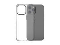 Techancy New Acrylic Clear Phone Case, KX5602, Compatible with iPhone 12 Pro Max, Clear + Black