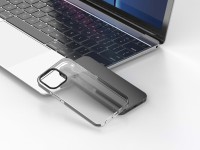 Techancy New Acrylic Clear Phone Case, KX5602, Compatible with iPhone 14 Pro, Clear + Black Techancy New Acrylic Clear Phone Case, KX5602, Compatible with iPhone 14 Pro, Clear + Black