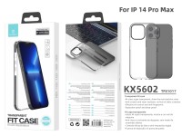 Capa transparente para telemóvel Techancy New Acrylic, KX5602, compatível com iPhone 14 Pro Max, tra Capa transparente para telemóvel Techancy New Acrylic, KX5602, compatível com iPhone 14 Pro Max, tra
