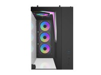 Gabinete para computador Darkflash TH285 (preto) + 4 ventoinhas